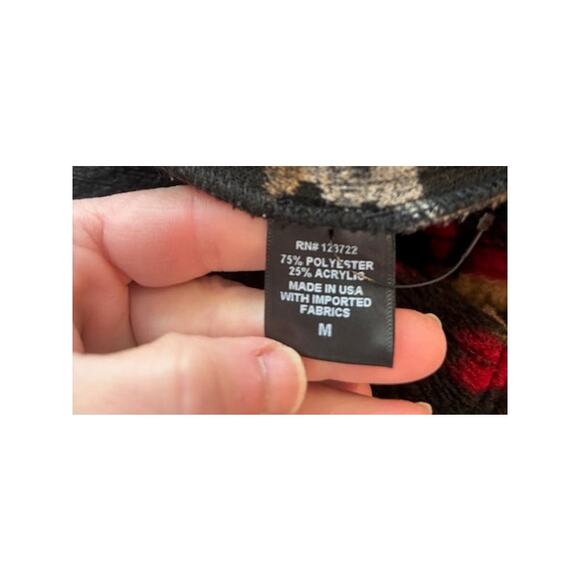 Xirena Koda Jacket Medium Southwestern Boho Aztec Plush Fleece Button Front - Picture 6 of 8